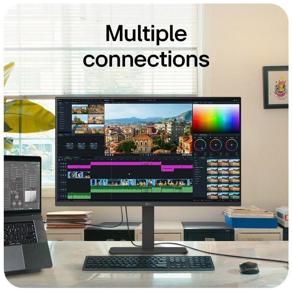 Монитор LG 31.5" 32U720A-B черный VA LED 16:9 HDMI M/M матовая HAS Piv 3000:1 250cd 178гр/178гр 3840x2160 60Hz DP 4K USB 8.1кг