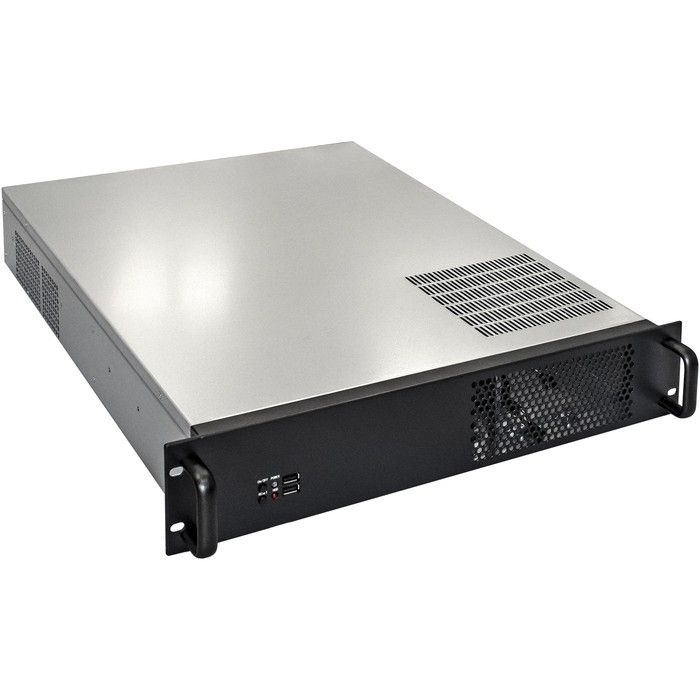 Exegate EX293341RUS Серверный корпус ExeGate Pro 2U550-08 <RM 19", высота 2U, глубина 550, БП 900ADS, 2*USB>