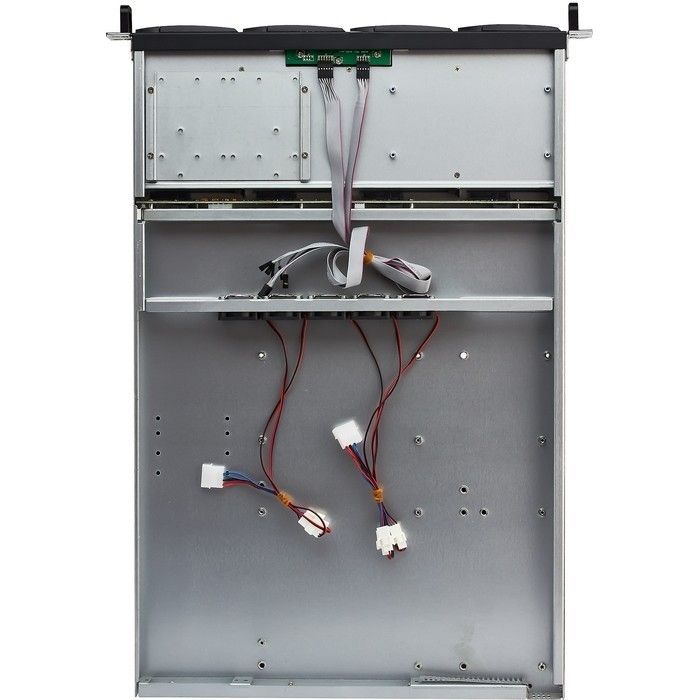 Exegate EX288493RUS Серверный корпус ExeGate Pro 1U660-HS04 <RM 19", высота 1U, глубина 660, БП 1U-800ADS, 4xHotSwap, USB>