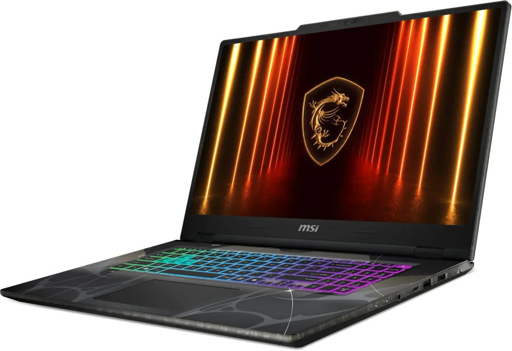 Ноутбук MSI Cyborg 17 B13WFKG-413XRU Core i5 13420H 16Gb SSD512Gb NVIDIA GeForce RTX 5060 8Gb 17.3" IPS FHD (1920x1080) FreeDOS black WiFi BT Cam (9S7-17U332-413)