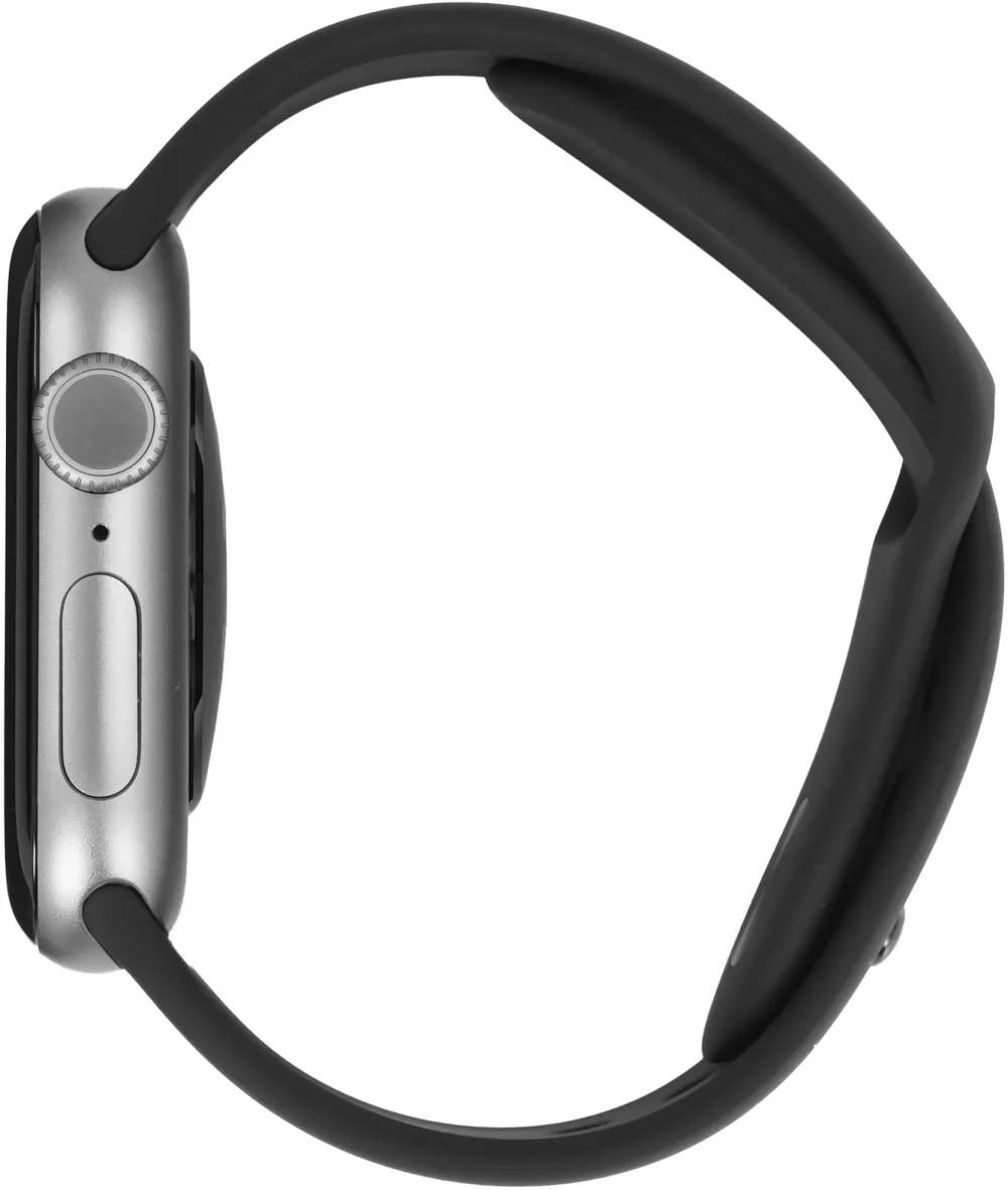 Смарт-часы Apple Watch Series 11 A3331 42мм OLED корп.серый космос Sport Band рем.черный разм.брасл.:M/L (MEQX4LW/A)