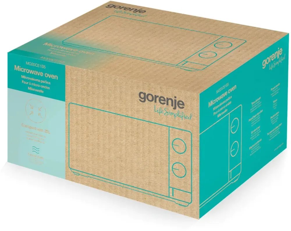 Микроволновая Печь Gorenje MO20CE1B5 20л. 700Вт черный