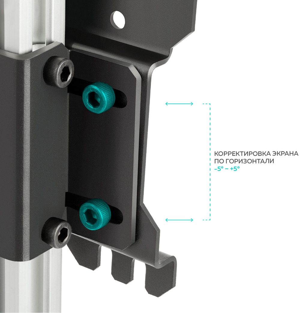 Кронштейн для телевизора Onkron CR1S черный 10"-40" макс.30кг потолочный поворот и наклон