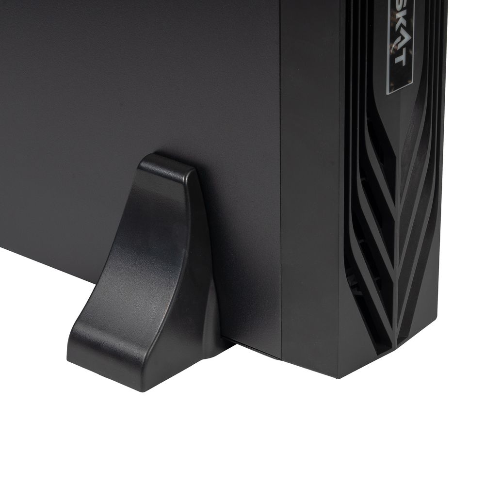 Источник бесперебойного питания (8764) SKAT-UPS 1500-RACK-ON-3X9 P3 - ИБП 1500 Вт, On-Line, синус, встр. АКБ 36В (3x9Ач), 2хSchuko