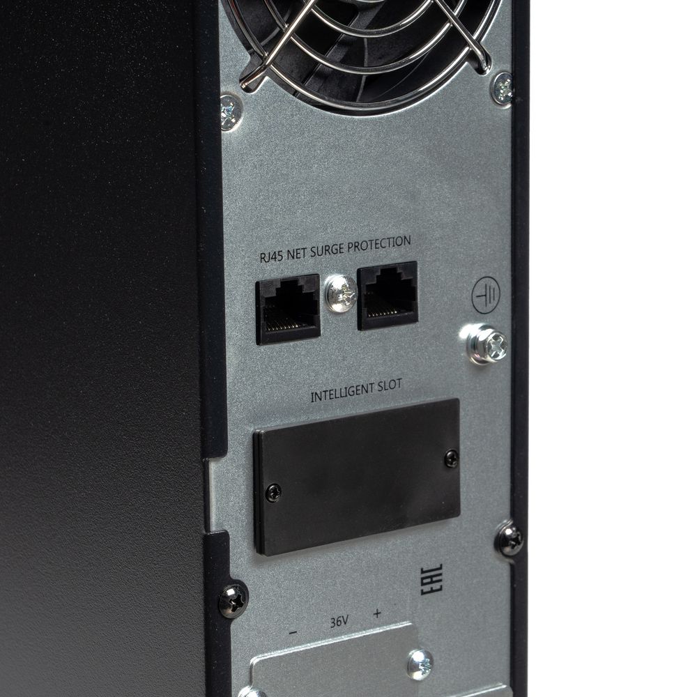 Источник бесперебойного питания (8764) SKAT-UPS 1500-RACK-ON-3X9 P3 - ИБП 1500 Вт, On-Line, синус, встр. АКБ 36В (3x9Ач), 2хSchuko