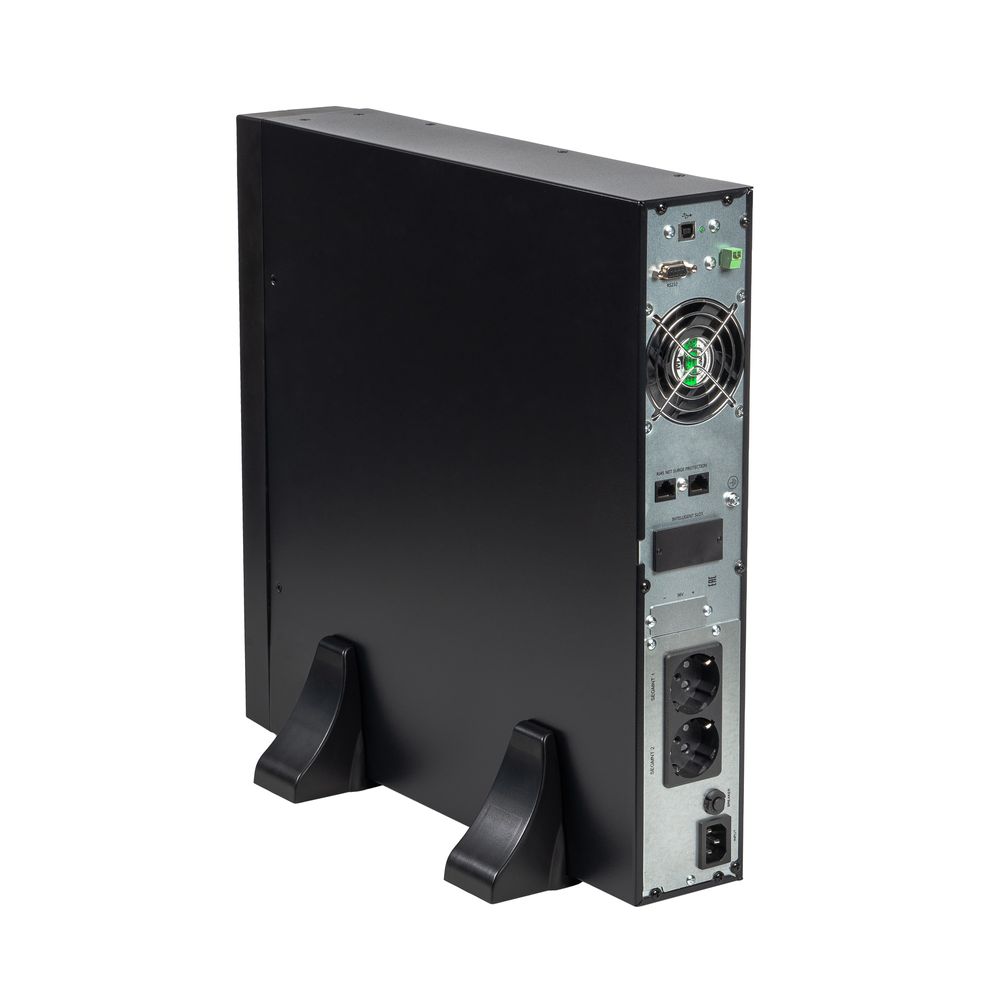 Источник бесперебойного питания (8764) SKAT-UPS 1500-RACK-ON-3X9 P3 - ИБП 1500 Вт, On-Line, синус, встр. АКБ 36В (3x9Ач), 2хSchuko