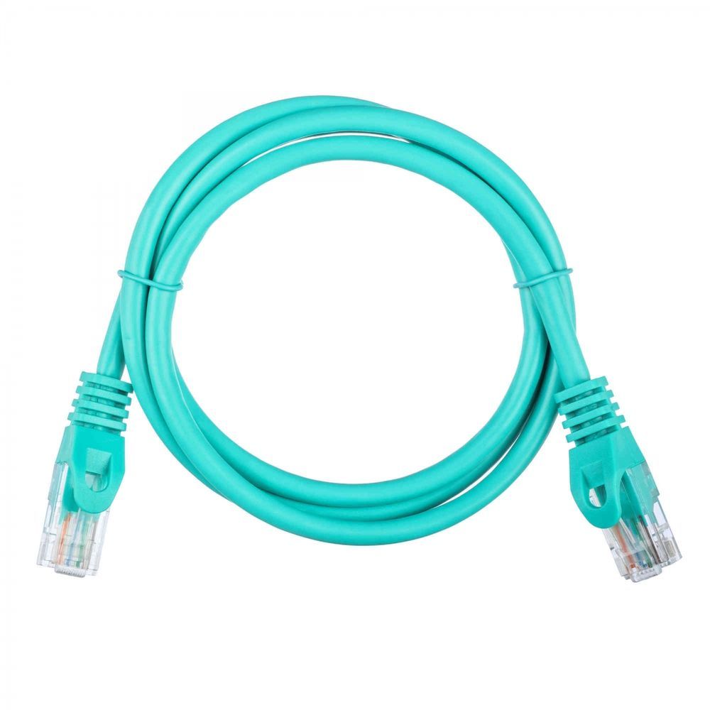 Патч-корд ACD-LPU5E-10G  Cat5e UTP 24AWG 4Pair, 7/0.18мм CCA Зеленый,1.0м, (741418)