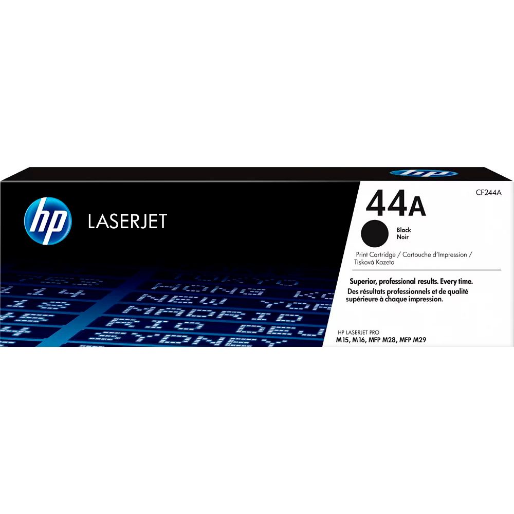 Картридж лазерный HP 44A CF244A черный бар.в компл. (1000стр.) для HP LJ Pro MFP M28a