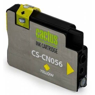 Картридж струйный Cactus CS-CN056 №933XL желтый (14мл) для HP DJ 6600 с чипом