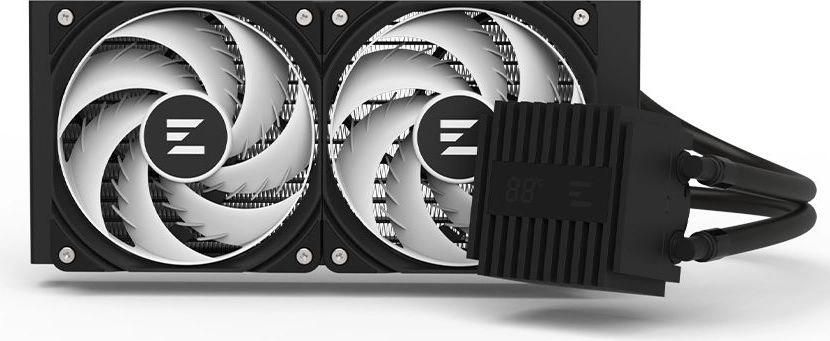 Система водяного охлаждения Zalman Alpha2 A24 ARGB Soc-AM5/AM4/1200/1700/1851 черный 4-pin 29.7dB Al LCD 320W 2000gr Ret (ALPHA2 A24 BLACK)