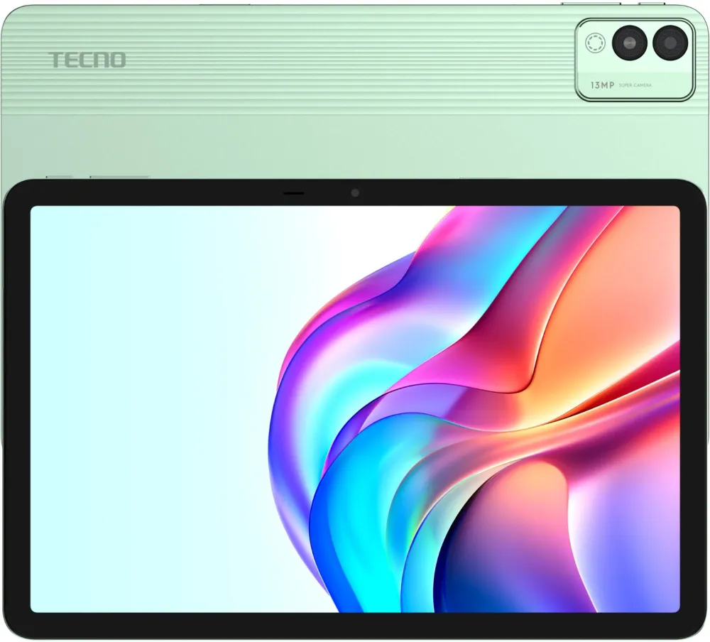 Планшет Tecno MegaPad 11 T1101 G99 (2.2) 8C RAM8Gb ROM128Gb 10.95" IPS 1200x1920 4G Android 14 зеленый 13Mpix 8Mpix BT WiFi microSD 1Tb 8000mAh