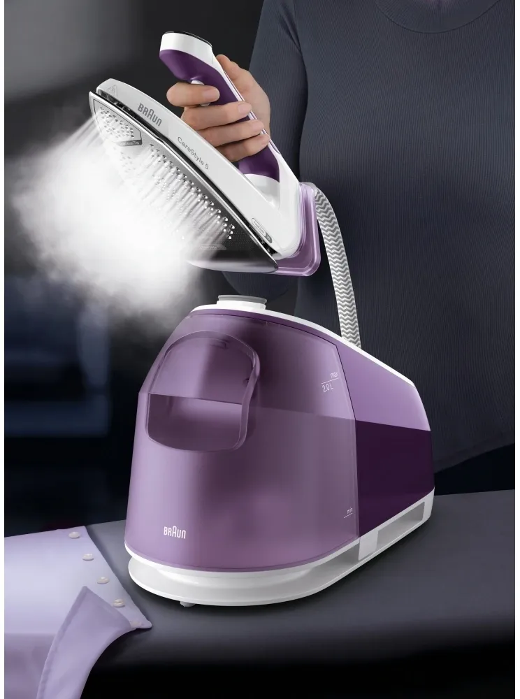 Парогенератор Braun CareStyle 5 IS5247VI 2400Вт сиреневый/белый