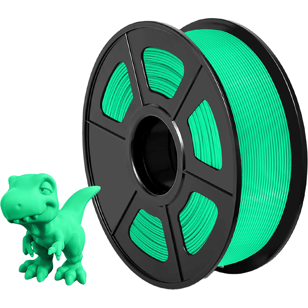 Филамент NVPRINT PLA+ Green для 3D печати диаметр 1.75мм длина 330 метров масса 1 кг