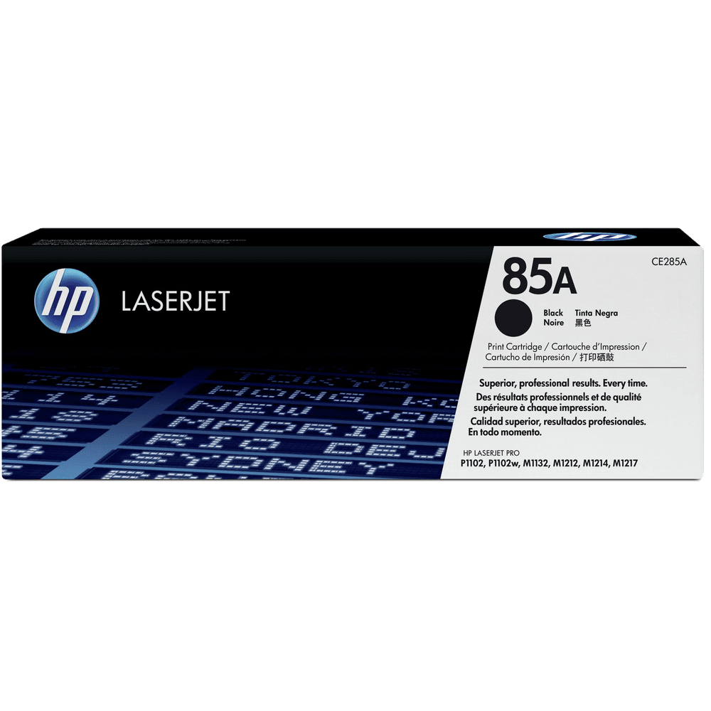 Картридж лазерный HP 85A CE285A черный бар.в компл. (1600стр.) для HP LJ P1102/P1102w