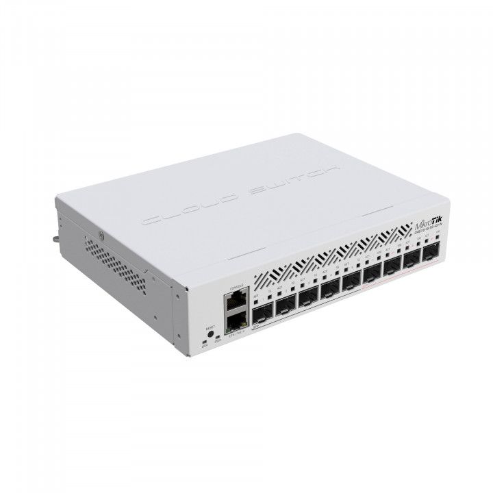 Коммутатор MikroTik CRS310-1G-5S-4S+IN (L3) 6x1Гбит/с 4x10Гбит/с 5SFP 4SFP+ 1PoE управляемый