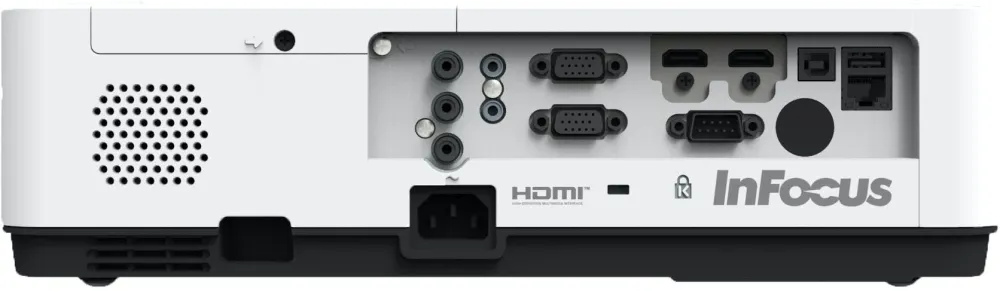 INFOCUS IN1036 Проектор {3LCD 4600lm WXGA 1.37~1.65:1 50000:1 (Full3D) 16W, 2xHDMI 1.4b, VGA in, CompositeIN, 3,5 audio IN, RCAx2 IN, USB-A, VGA out, 3,5 audio OUT, RS232, Mini USB B serv}