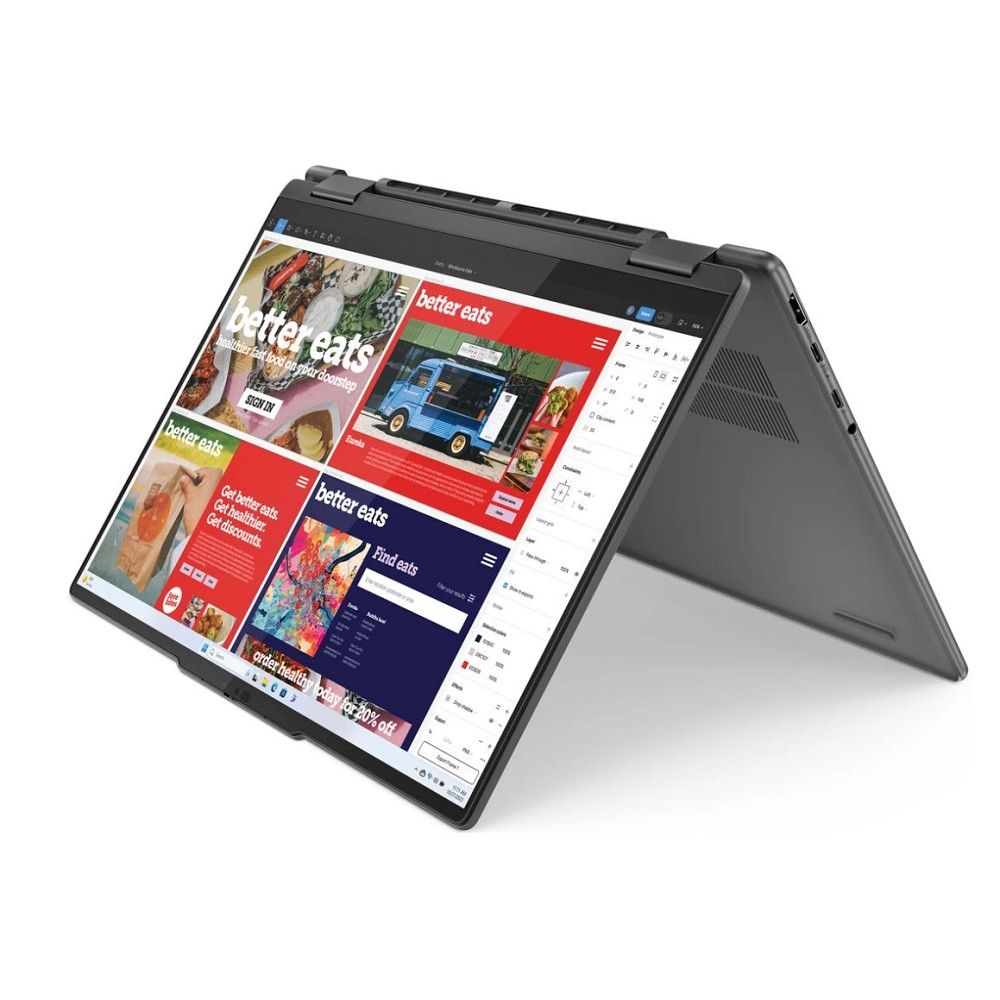 Ноутбук Lenovo Yoga 7 14IML9 Core Ultra 7 155H 16Gb SSD1Tb Intel Arc 14" OLED Touch WUXGA (1920x1200) Windows 11 Home dk.grey WiFi BT Cam Bag (83DJ0096RU)