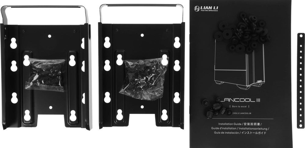 Корпус Lian-Li Lancool III черный без БП ATX 10x120mm 3x140mm 2xUSB3.0 audio bott PSU