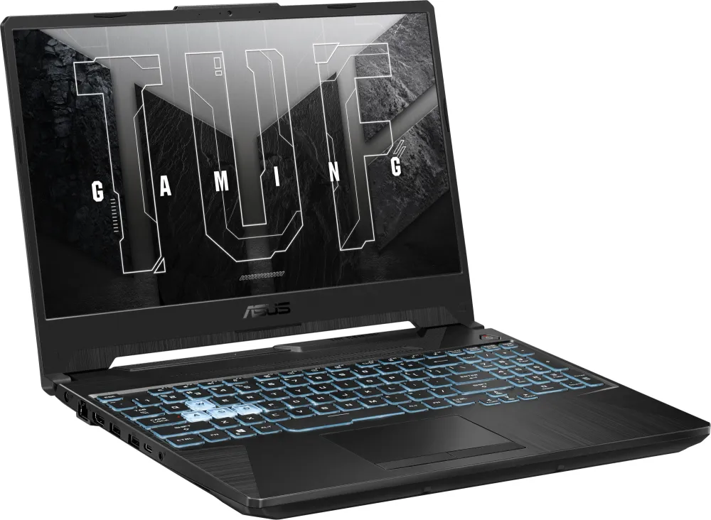 Ноутбук Asus TUF Gaming A15 FA506NF-HN042 Ryzen 5 7535HS 8Gb SSD512Gb NVIDIA GeForce RTX 2050 4Gb 15.6" IPS FHD (1920x1080) без ОС black WiFi BT Cam (90NR0JE7-M004R0)