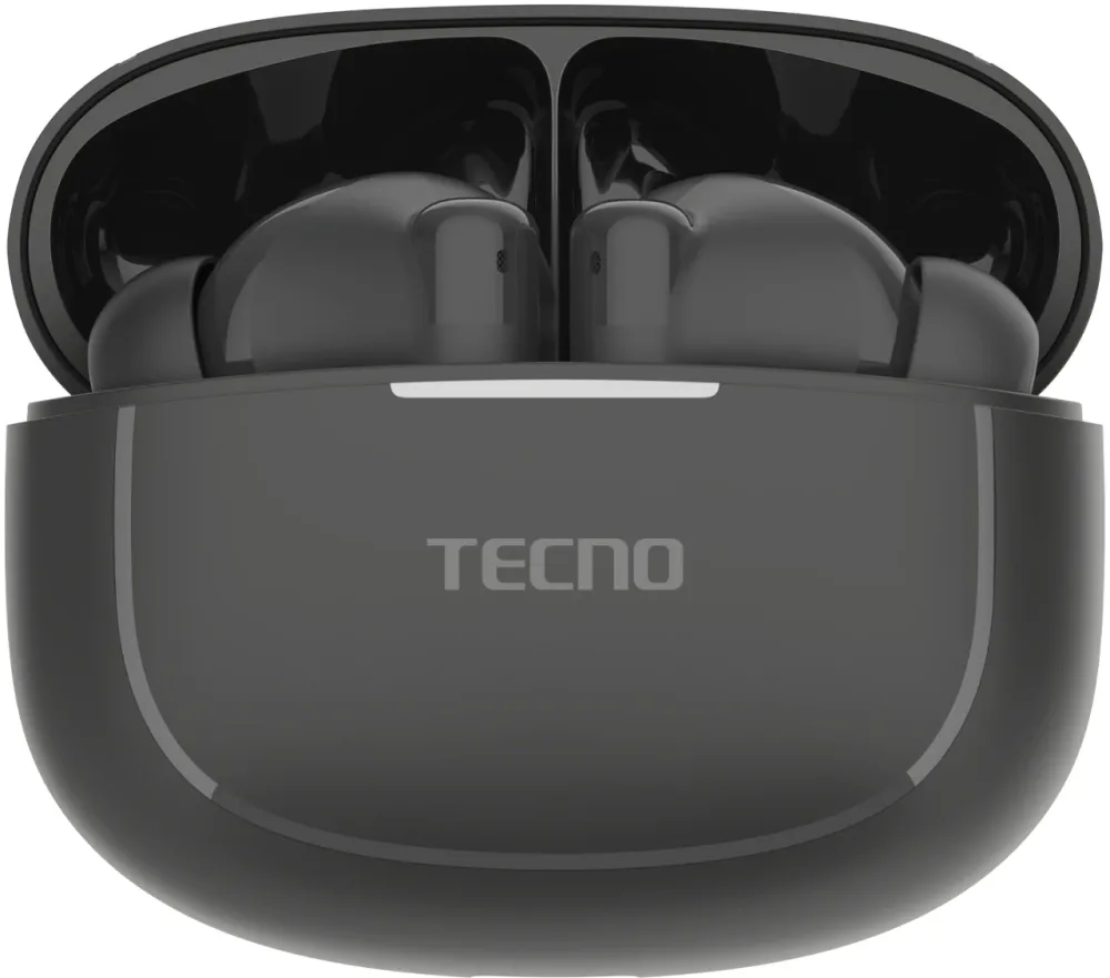 Наушники Tecno Buds 4 Air BD04 черный беспроводные bluetooth (BD04 AIR BLACK)