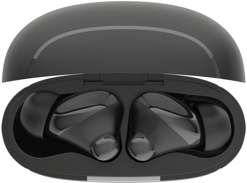 Наушники Tecno Buds 4 Air BD04 черный беспроводные bluetooth (BD04 AIR BLACK)