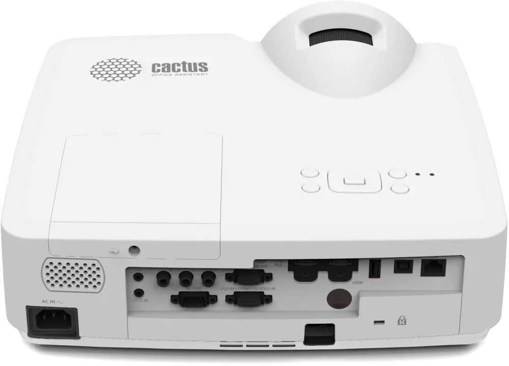 Проектор Cactus Bright CS-V3.WT 3LCD 64000Lm LS 4000Lm ANSI (1280x800) 30000:1 ресурс лампы:10000часов 1xUSB typeA 1xUSB typeB 2xHDMI 4кг