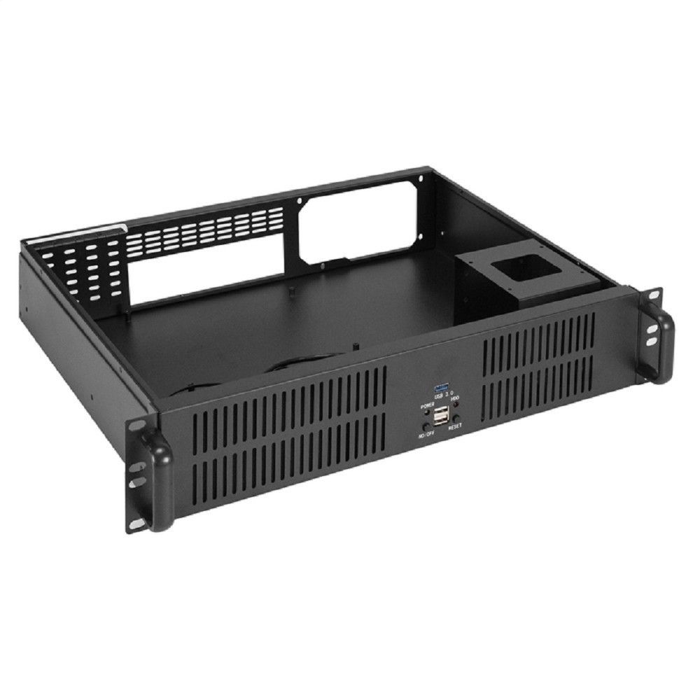 Exegate EX298268RUS Серверный корпус ExeGate Pro 2U350-33 <RM 19", высота 2U, глубина 350, БП 700RADS, 2*USB+1* USB3.0>