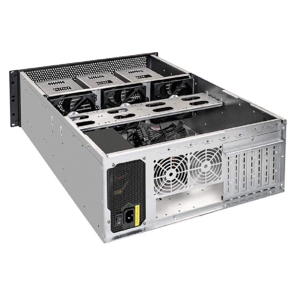 Exegate EX300113RUS Серверный корпус ExeGate Pro 4U650-18 <RM 19", высота 4U, глубина 650, БП 600PAS, USB>