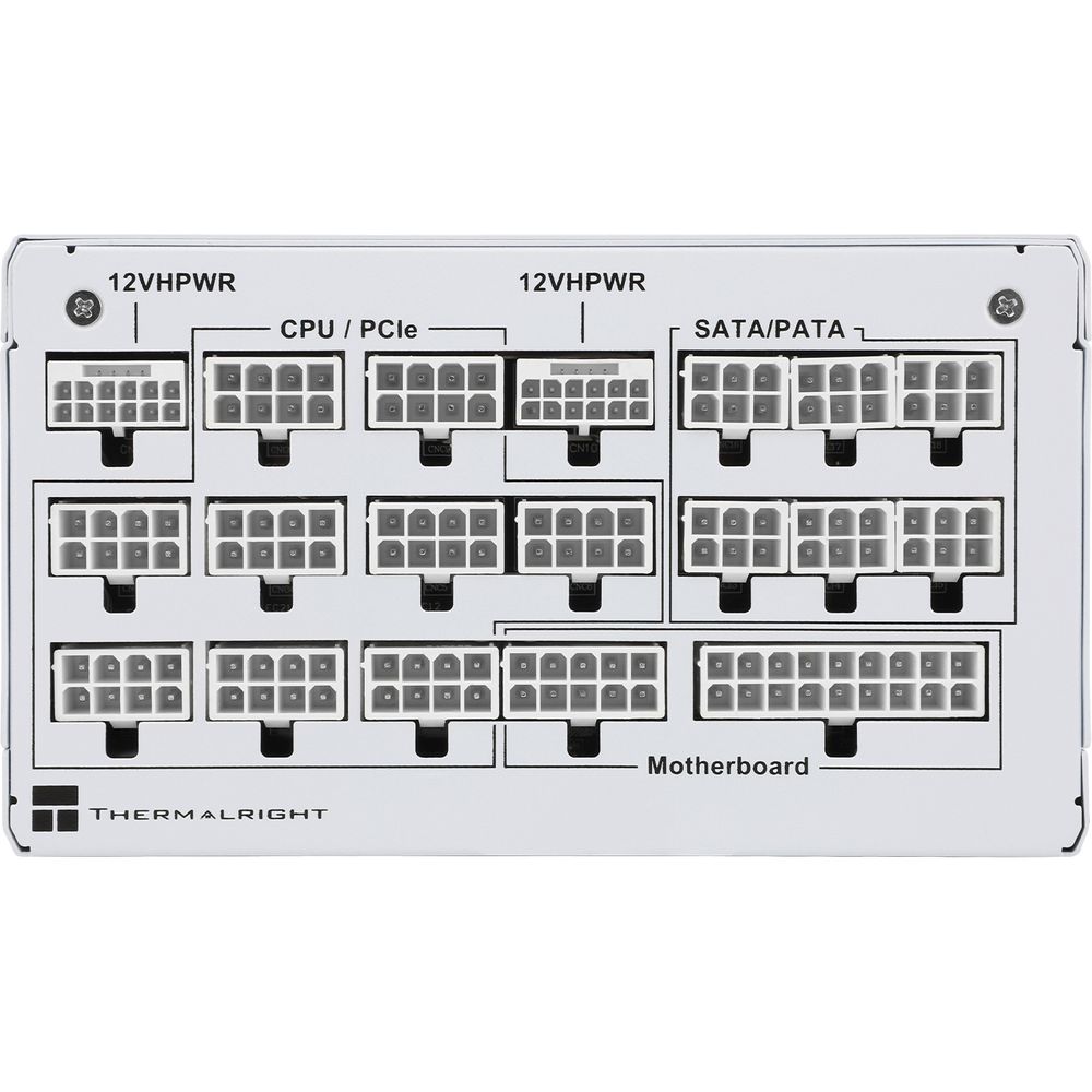 Блок питания 1650W/ Power Supply Thermalright, 1650W 80+ Platinum (ATX, 3.0, PCIe 5.0, Full modular, 1x24(20+4)pin 600mm, 4xCPU 8(4+4)pin, 9xPCIe*2 8(6+2)pin, 2x12VHPWR PCIe 5.0 12+4pin 650mm, 14xSATA, 5xMOLEX4pin, Active, 140x140mm, 170x150x86mm, OPP, OV