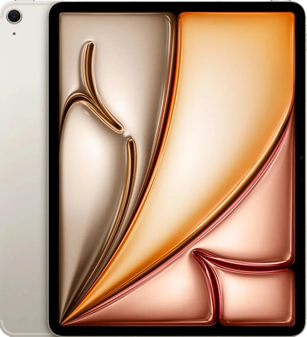 Планшет Apple iPad Air 2025 A3269 M3 4.05 8C RAM8Gb ROM128Gb 13" IPS 2732x2048 5G eSIM iOS сияющая звезда 12Mpix 12Mpix BT WiFi 9hr