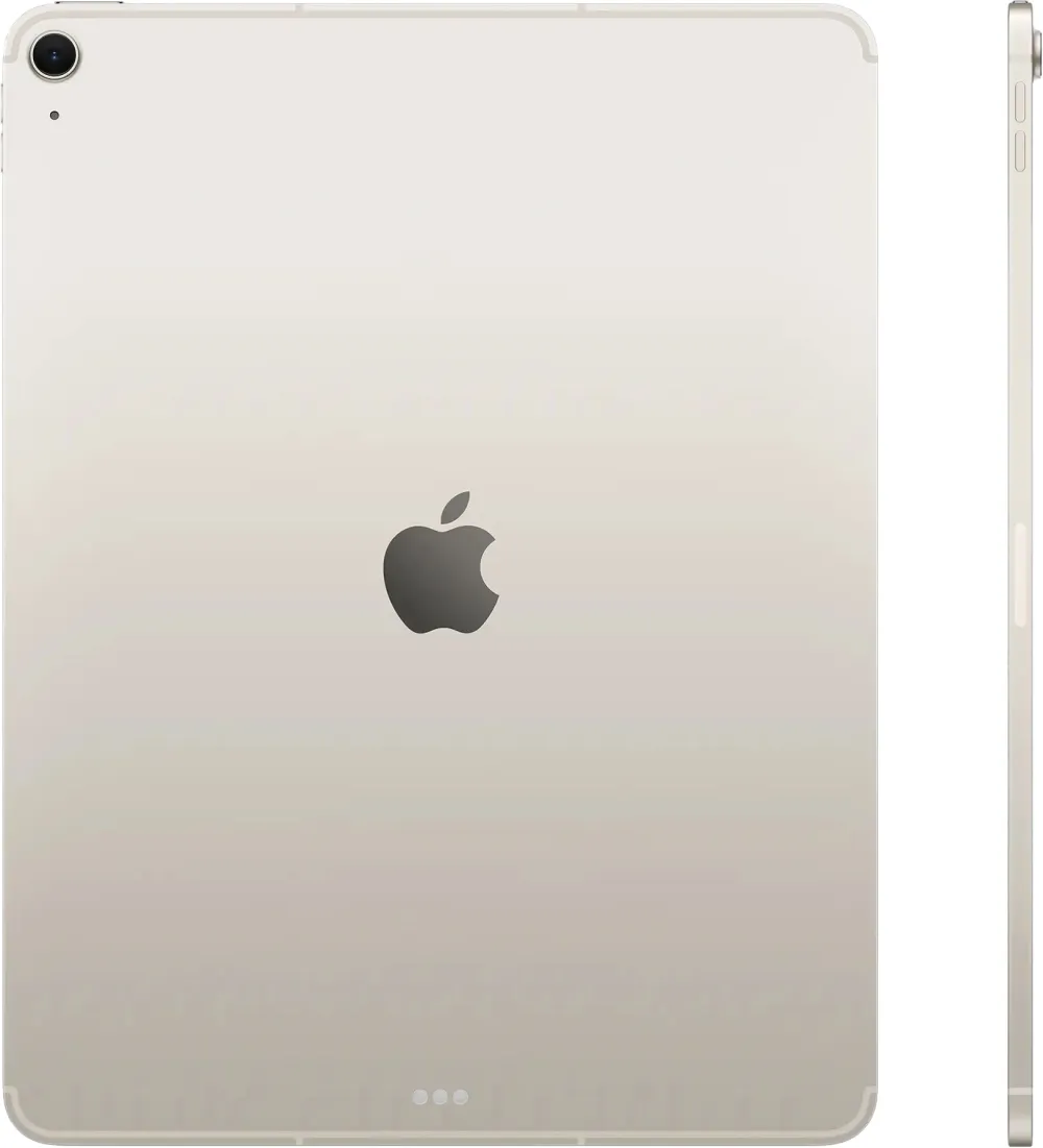 Планшет Apple iPad Air 2025 A3269 M3 4.05 8C RAM8Gb ROM128Gb 13" IPS 2732x2048 5G eSIM iOS сияющая звезда 12Mpix 12Mpix BT WiFi 9hr