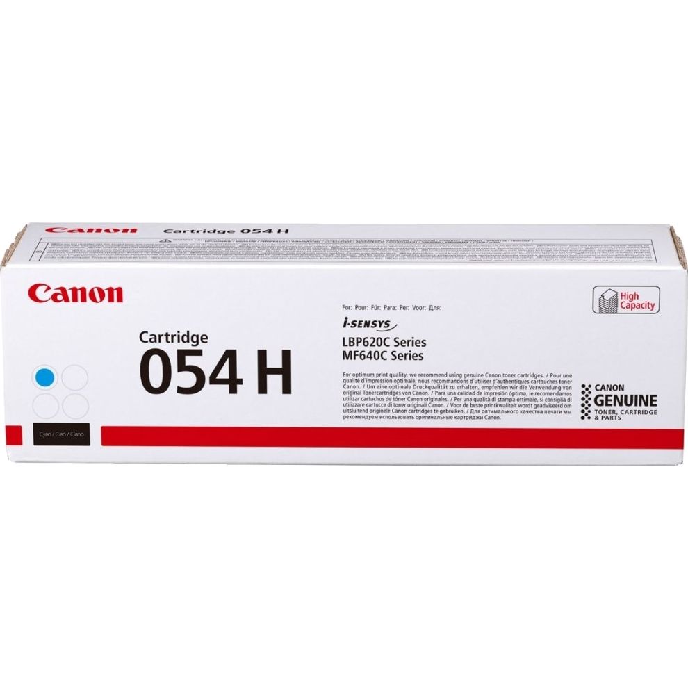 Картридж лазерный Canon 054HC 3027C002 голубой бар.в компл. (2300стр.) для Canon MF645Cx/MF643Cdw/MF641Cw/LBP623Cdw/621Cw
