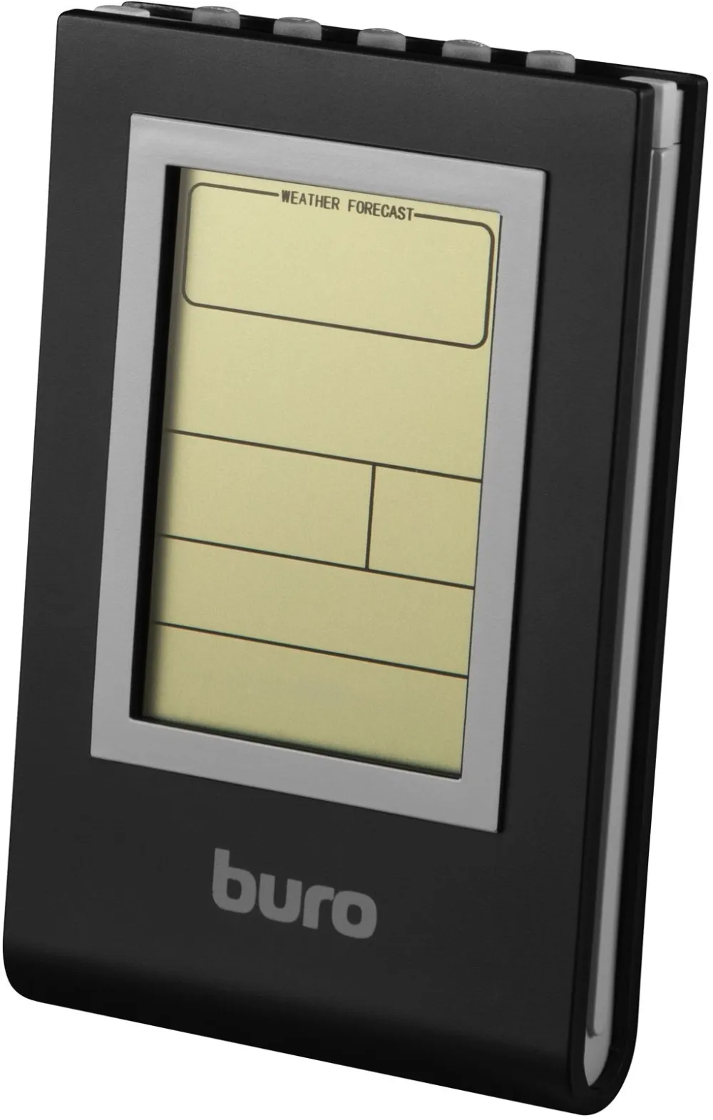 Погодная станция Buro H117AB серебристый/черный