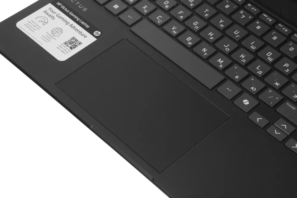 Ноутбук HP Victus 15-fa2082wm Core i5 13420H 16Gb SSD512Gb NVIDIA GeForce RTX4050 6Gb 15.6" IPS FHD (1920x1080) Windows 11 Home Multi Language silver WiFi BT Cam (B5EQ3UA)