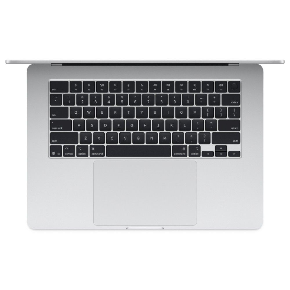 Apple MacBook Air 15-inch 2024 [MW1G3] (КЛАВ.РУС.ГРАВ.) Silver 15.3" Liquid Retina {(2880x1864) M4 8C CPU 10C GPU/16GB/256GB SSD/рекоменд.переходник 1991284} (A3241)