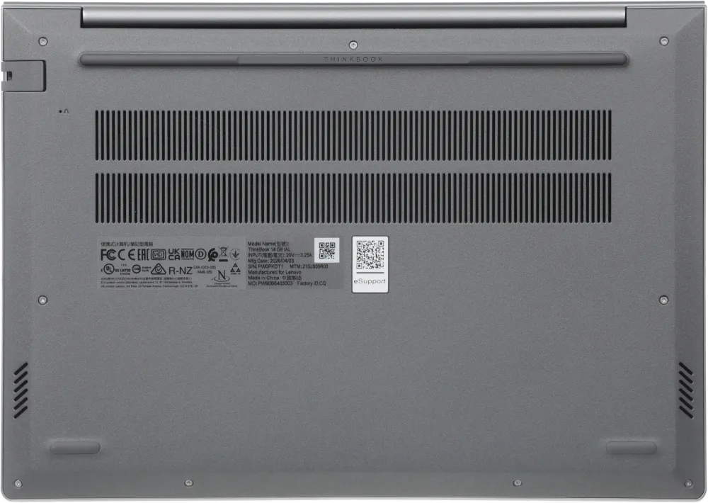 Ноутбук Lenovo Thinkbook 14 G8 IAL Core Ultra 5 225U 16Gb SSD512Gb Intel Graphics 14" IPS WUXGA (1920x1200) без ОС grey WiFi BT Cam (21SJS05R00)