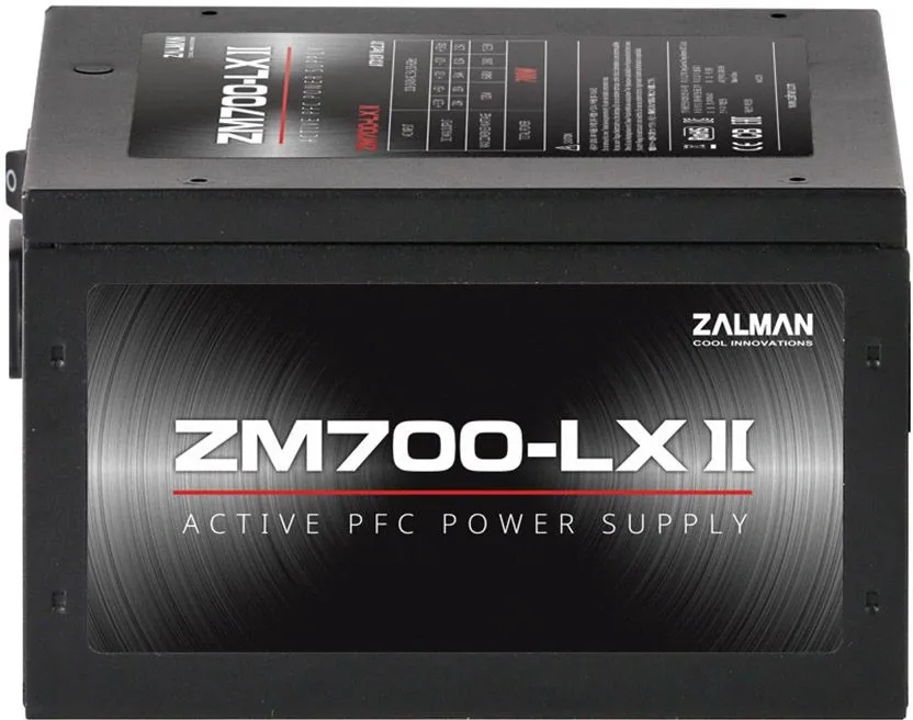 Блок питания Zalman ATX 700W ZM700-LXII (20+4pin) APFC 120mm fan 6xSATA RTL