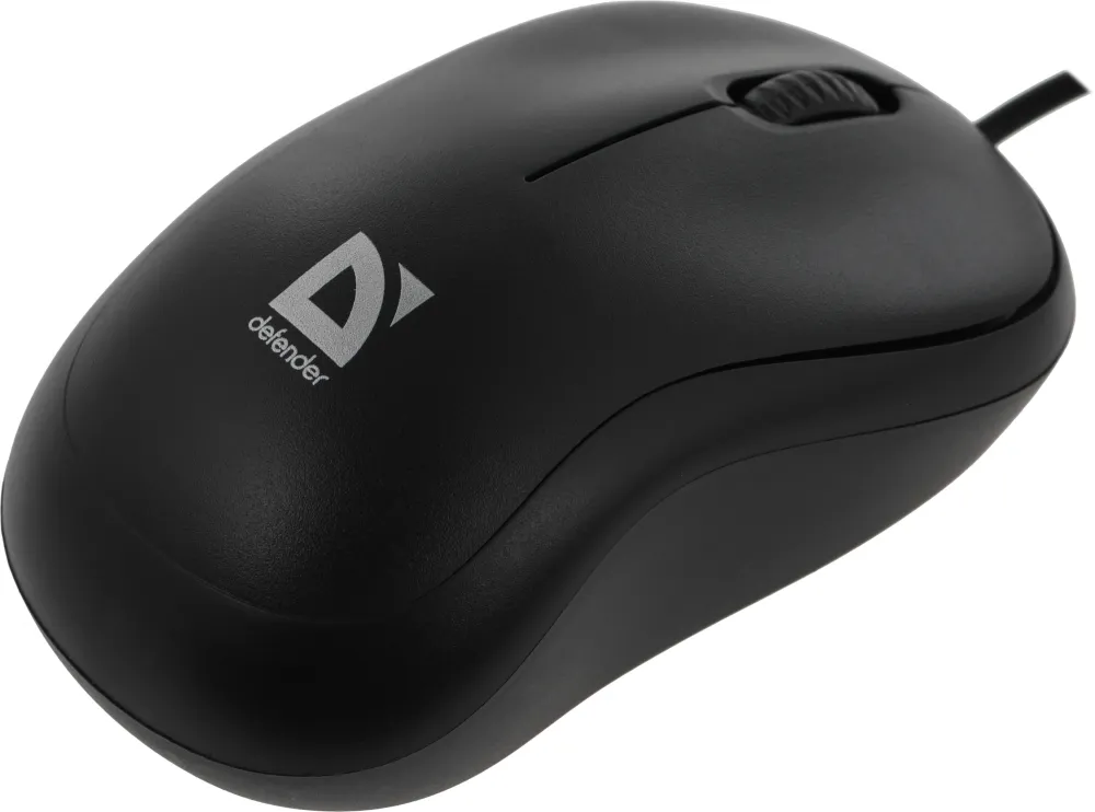 Мышь Defender Patch MS-759 черный оптическая 1000dpi USB для ноутбука 2but (52759)
