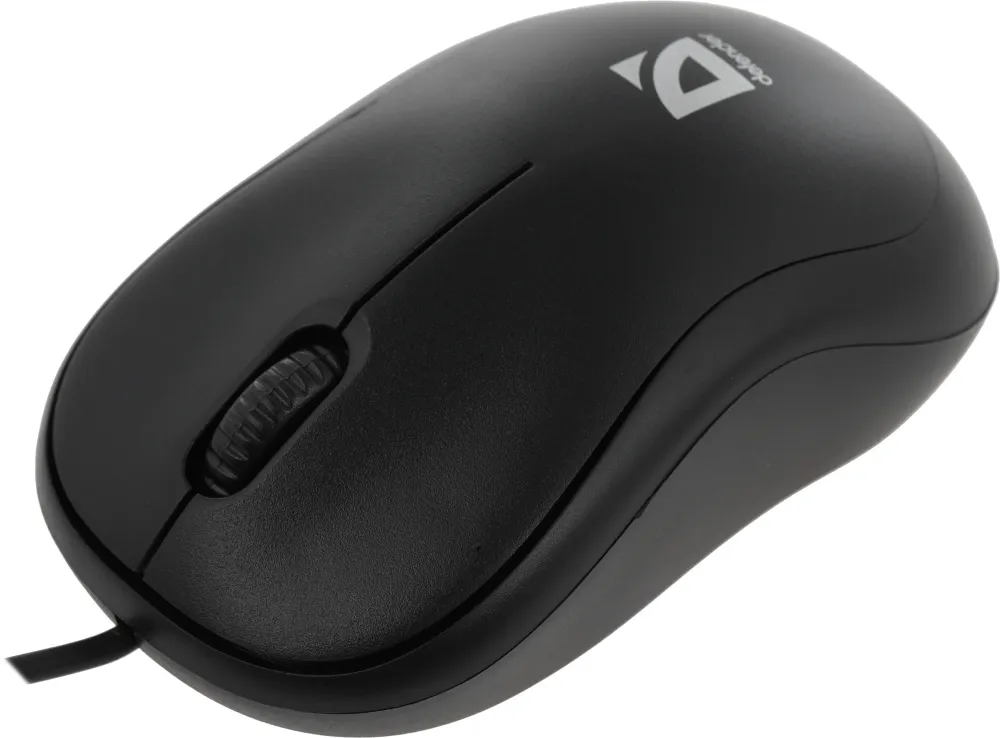 Мышь Defender Patch MS-759 черный оптическая 1000dpi USB для ноутбука 2but (52759)