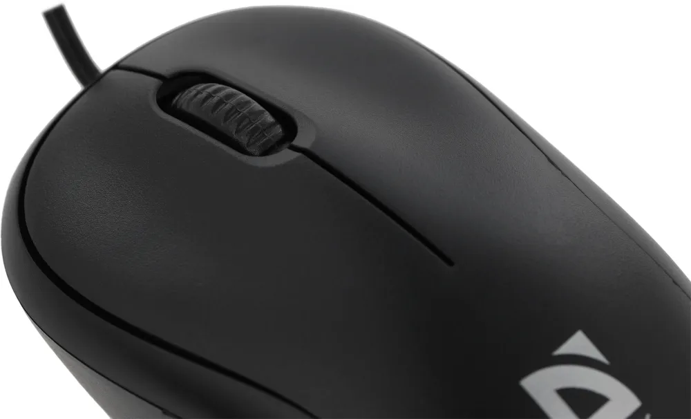 Мышь Defender Patch MS-759 черный оптическая 1000dpi USB для ноутбука 2but (52759)