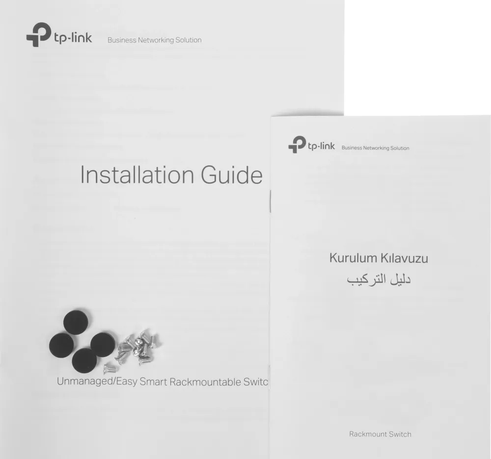 Коммутатор TP-Link TL-SG1024 (L2) 24x1Гбит/с неуправляемый