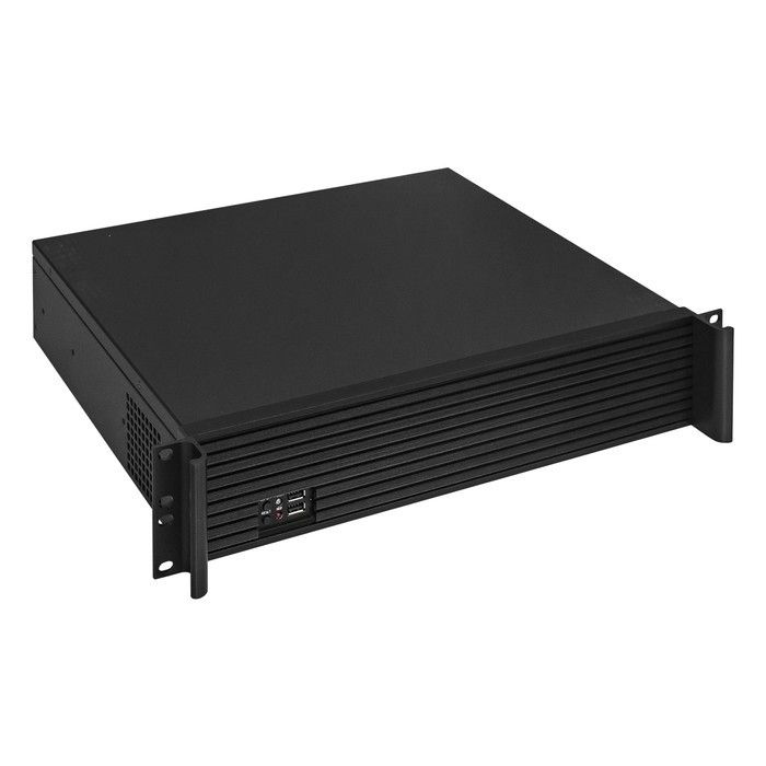 Exegate EX292516RUS Серверный корпус ExeGate Pro 2U350-01 <RM 19", высота 2U, глубина 350, БП 1U-600ADS, USB>