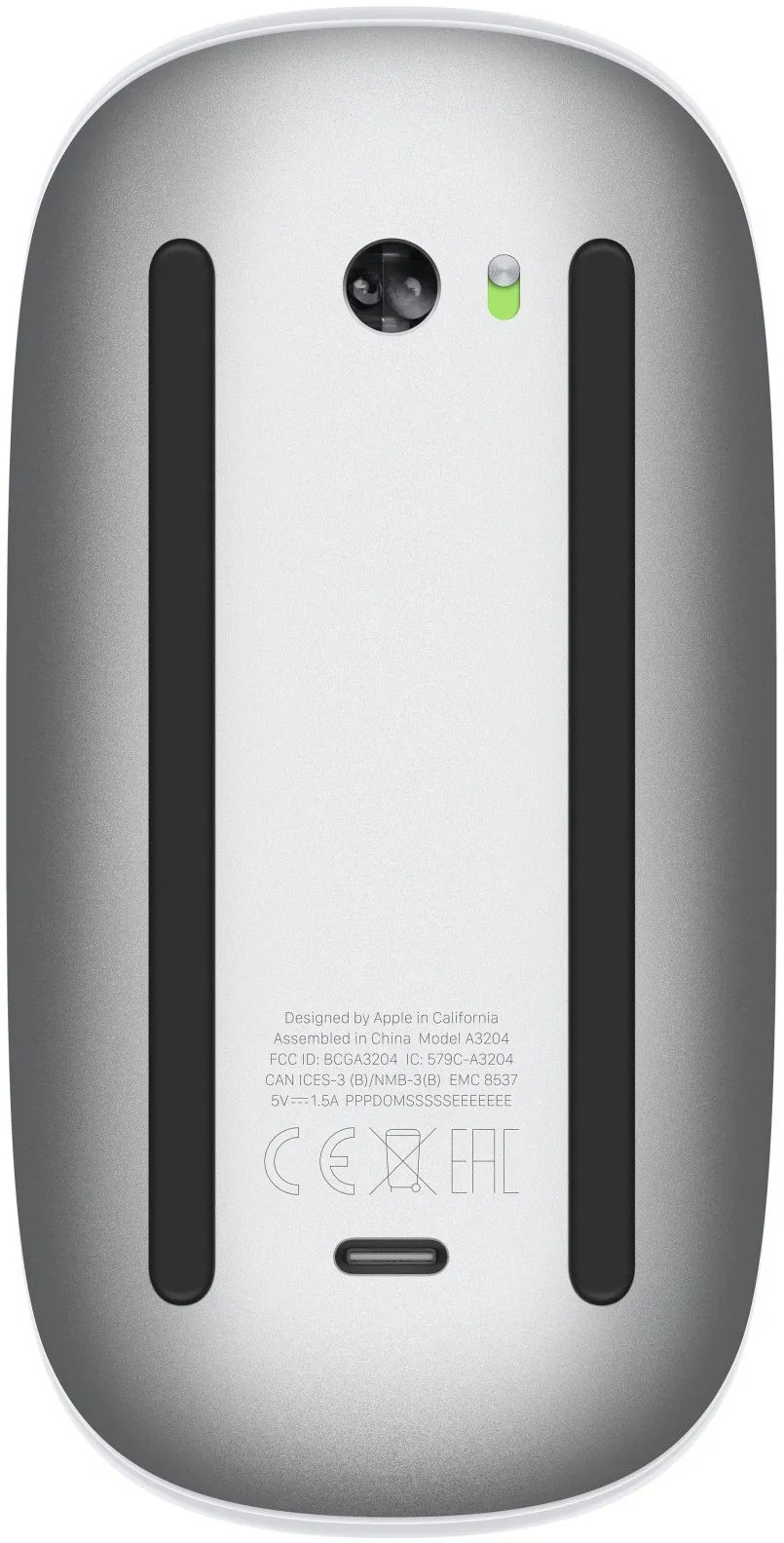 Мышь Apple Magic Mouse 3 A3204 белый лазерная беспров. BT для ноутбука (MXK53ZA/A)