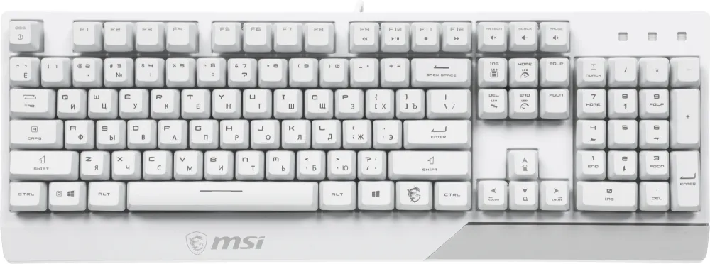 Клавиатура MSI VIGOR GK30 WHITE (S11-04RU304-CLA)