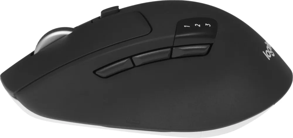Мышь беспроводная Logitech M720 Triathlon черная, оптическая, 1000dpi, Bluetooth + 2.4GHz, USB-ресивер (Logitech Unifying®), 8 кнопок, под правую руку