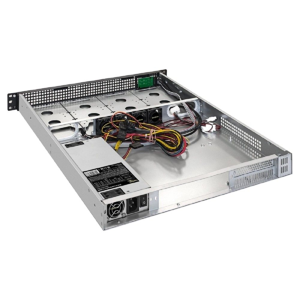 Exegate EX265503RUS Серверный корпус Exegate Pro 1U550-04 <RM 19",  высота 1U, глубина 550, БП 350DS, USB>