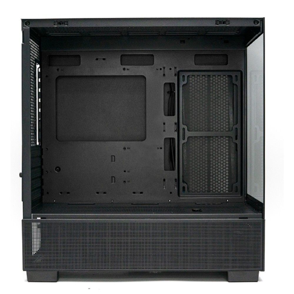 XASTRA Корпус Q500M-0F Black mATX/Aquarium/Screewless/no fans/ Q500M-0F