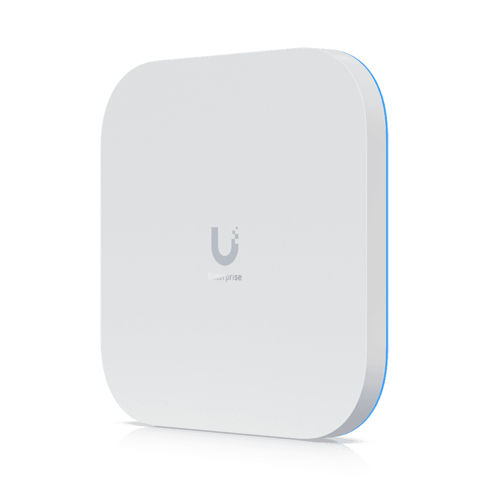 Точка доступа Wi-Fi Ubiquiti UniFi E7 AP 2,4+5+6 ГГц, Wi-Fi 7, 4х4 MU-MIMO, 802.3bt, 1х 10G RJ45, 1х 1G RJ45