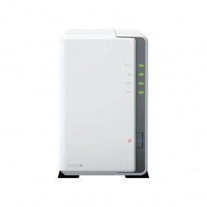 Synology DS223j Сетевое хранилище 2x2.5"/3.5" SATA, Realtek RTD1619B -1.7GHz, 1 GB DDR4, 1x1 Гбит/с, 2xUSB