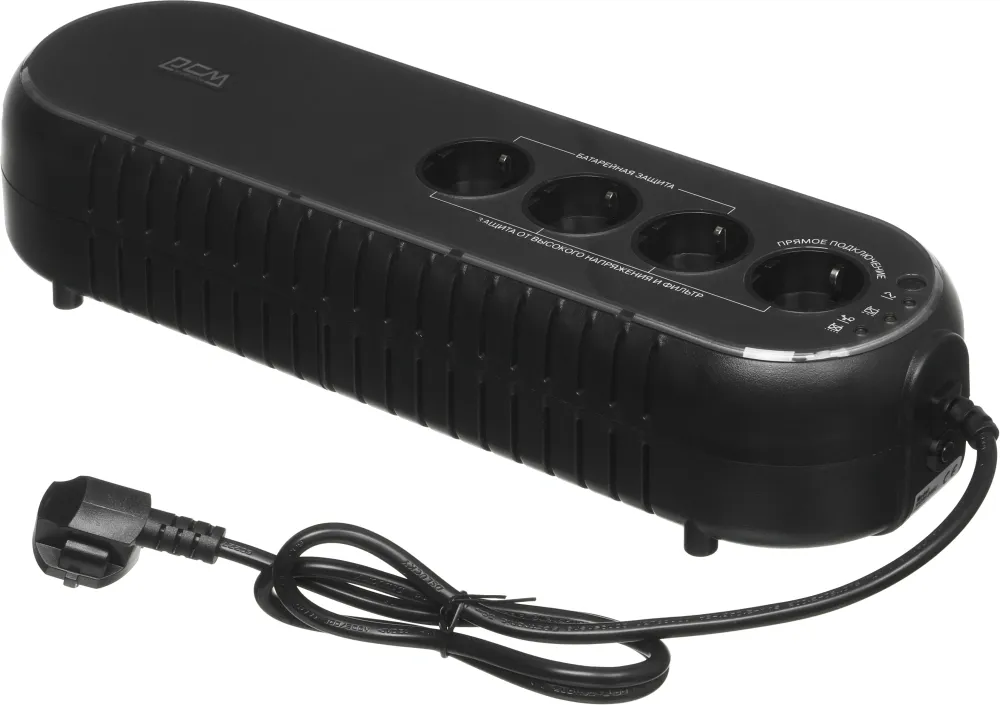Источник бесперебойного питания Powercom WOW 850U 425Вт 850ВА черный